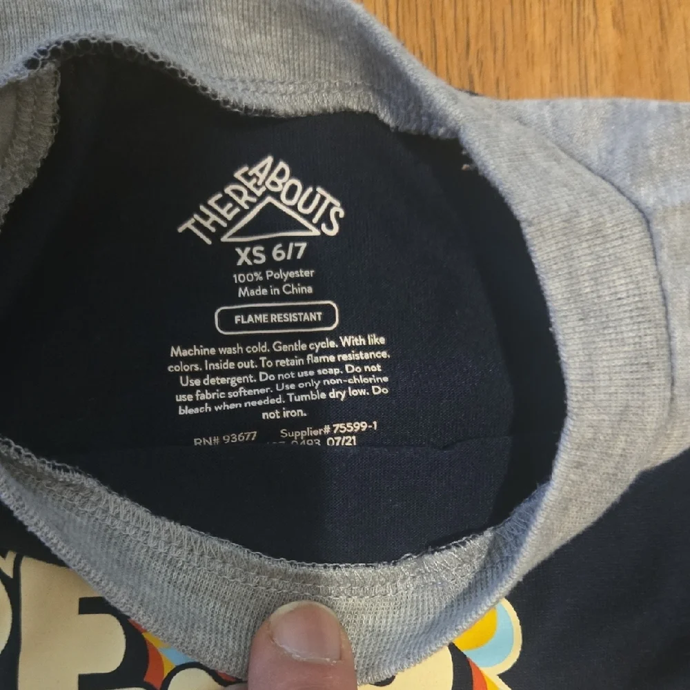 Kids 'Press Play' Grey & Black Pajama Set